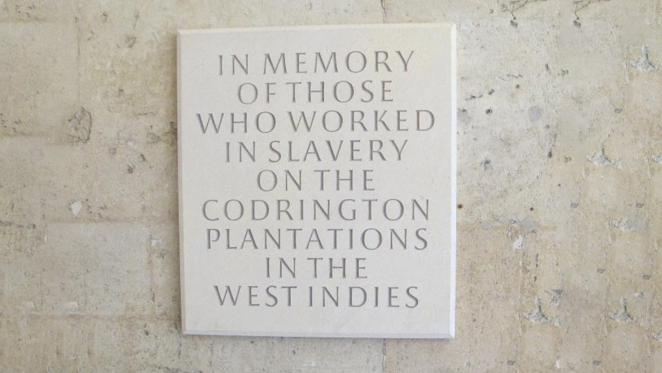 Codrington plaque