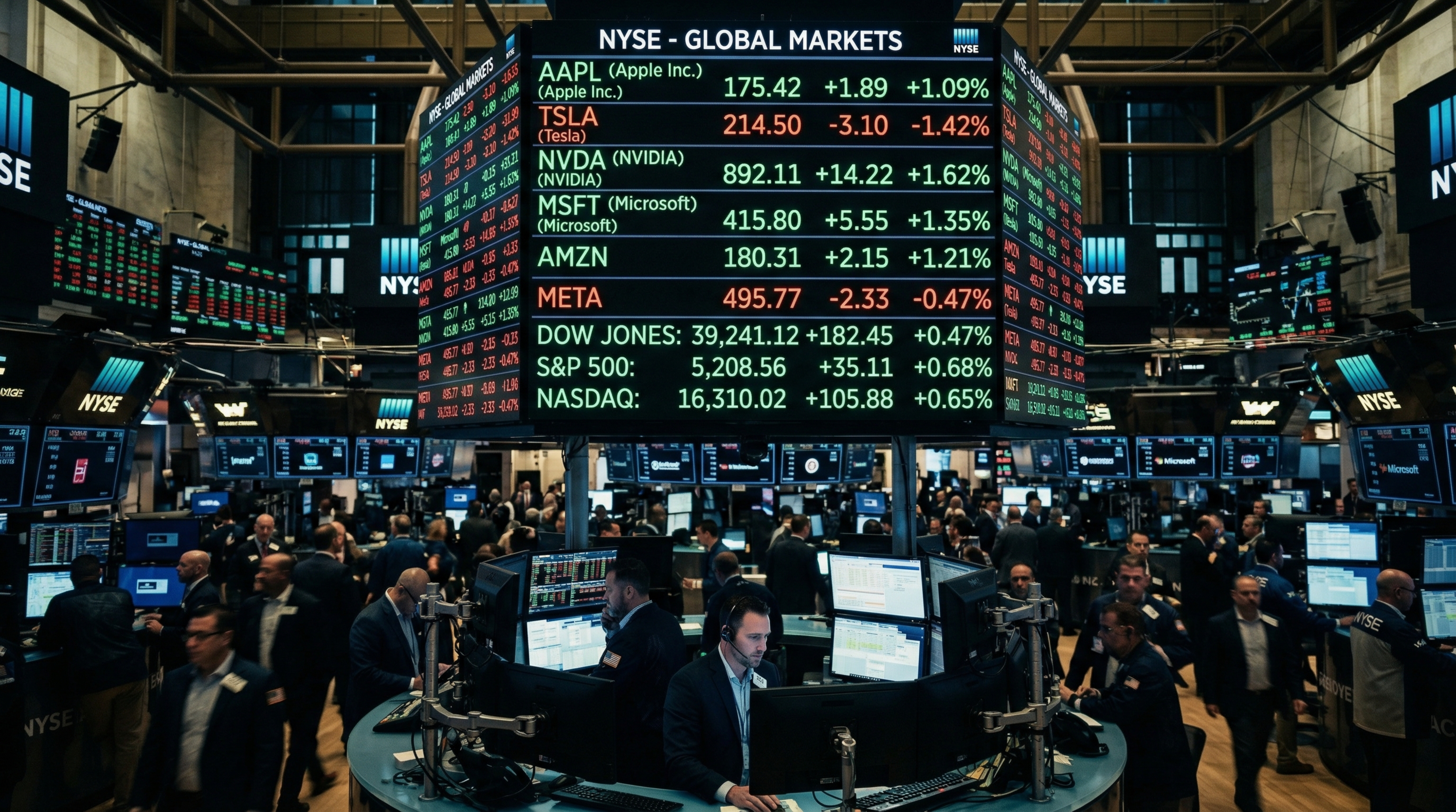 New York Stock Exchange Trading Floor