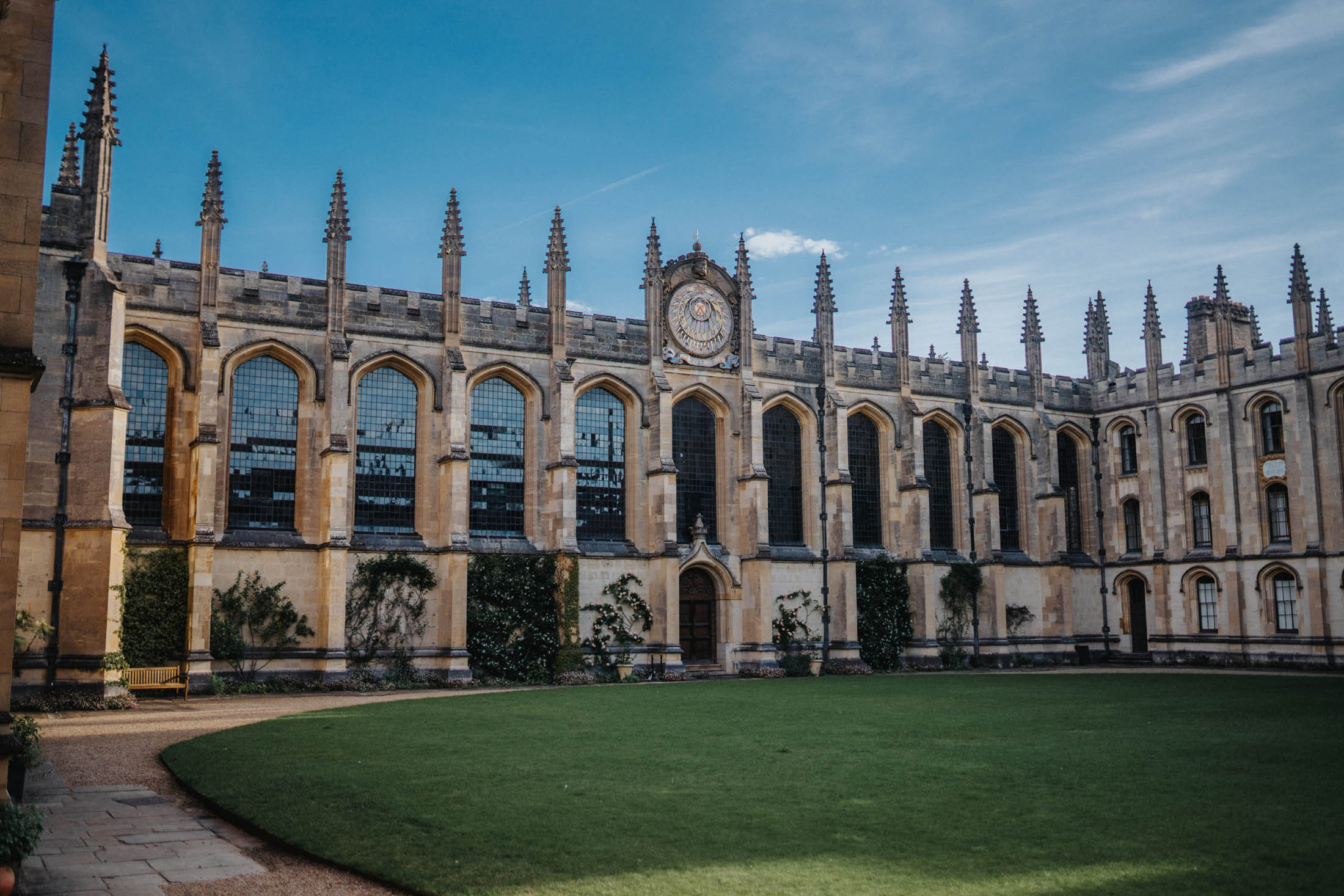 All Souls College Library and Great Quad, Oxford