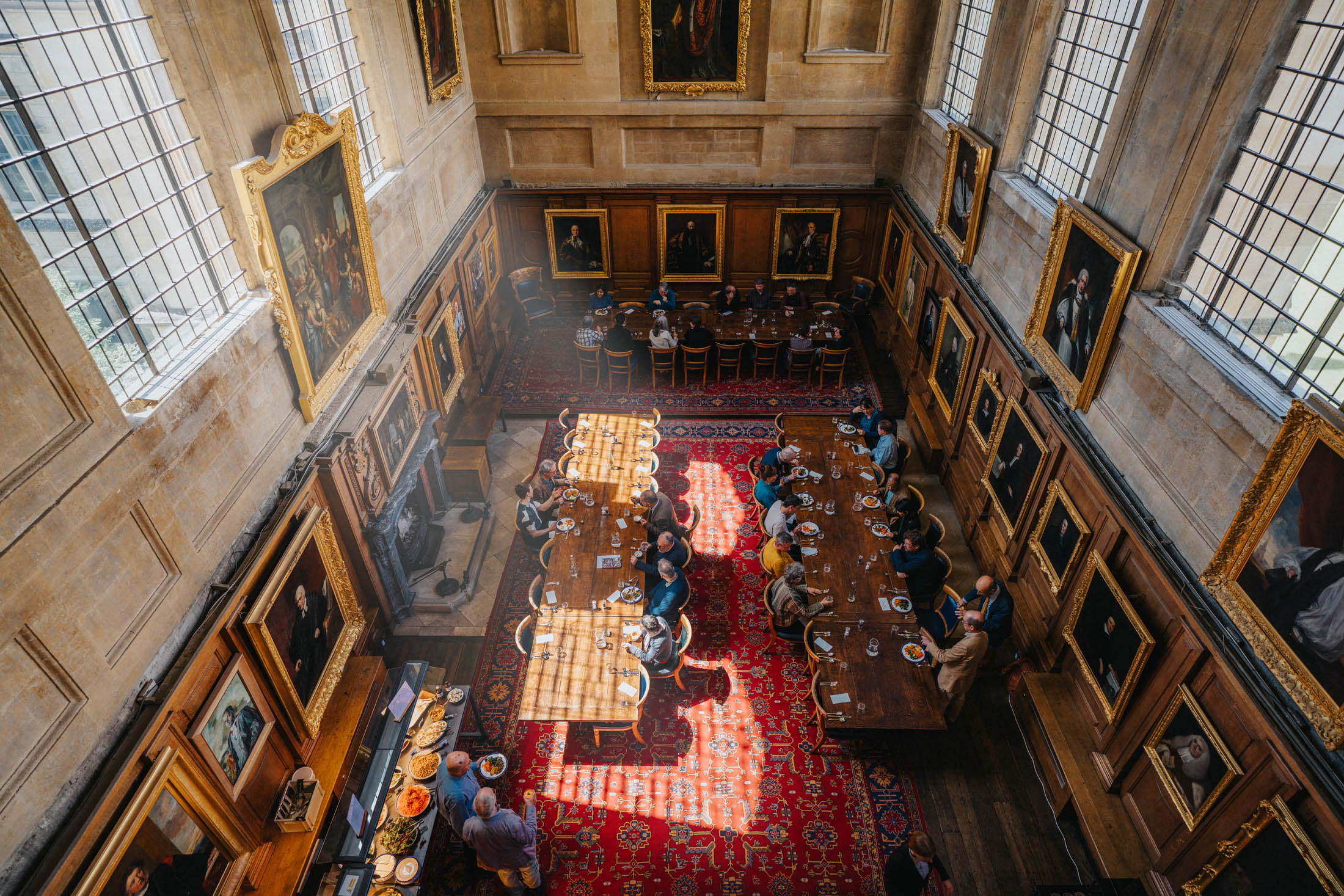 Lunch in the Hall, All Souls College, Oxford