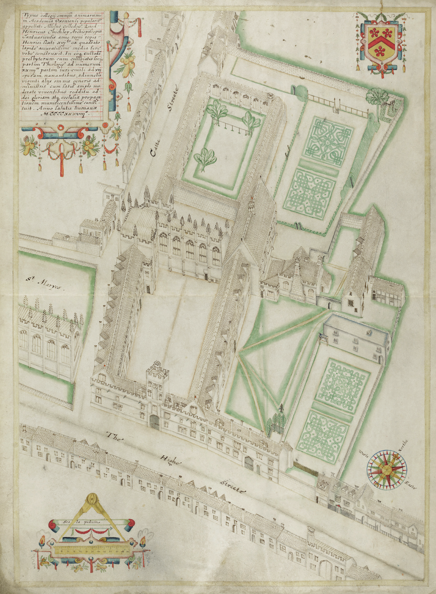 Map of Cordrigton from above
