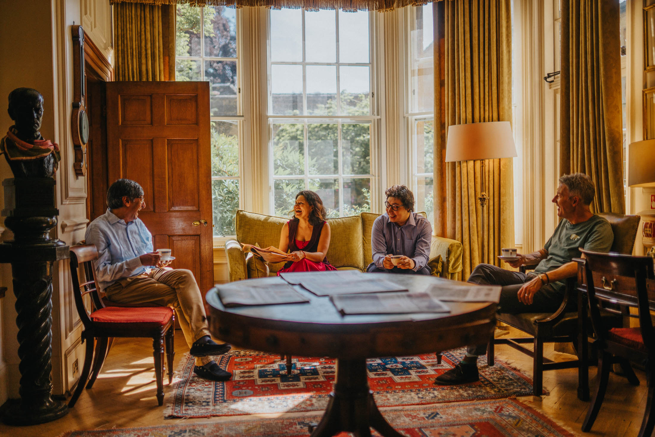 Fellows in the Common Room, All Souls College