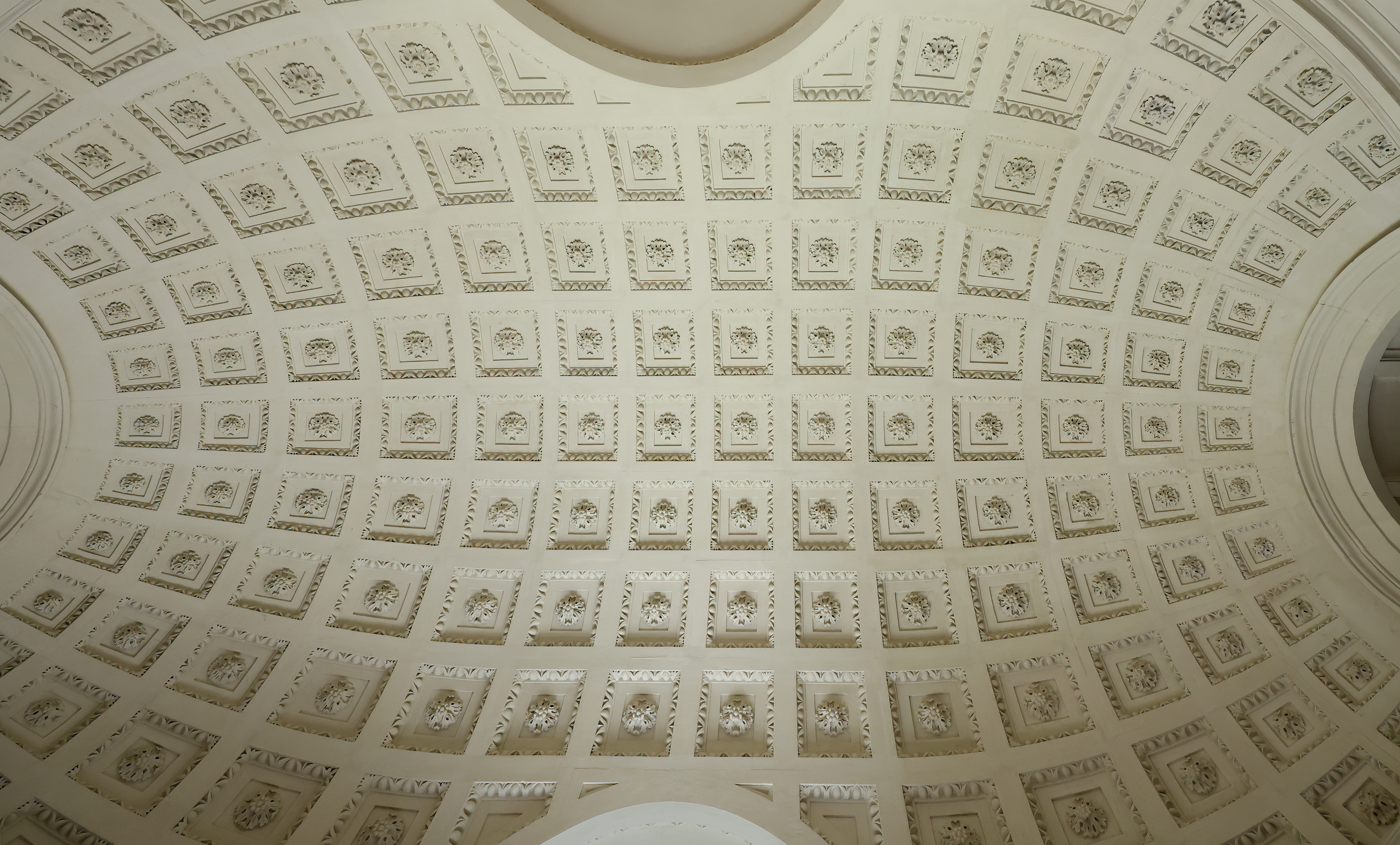 The ceiling of the buttery in All Souls College
