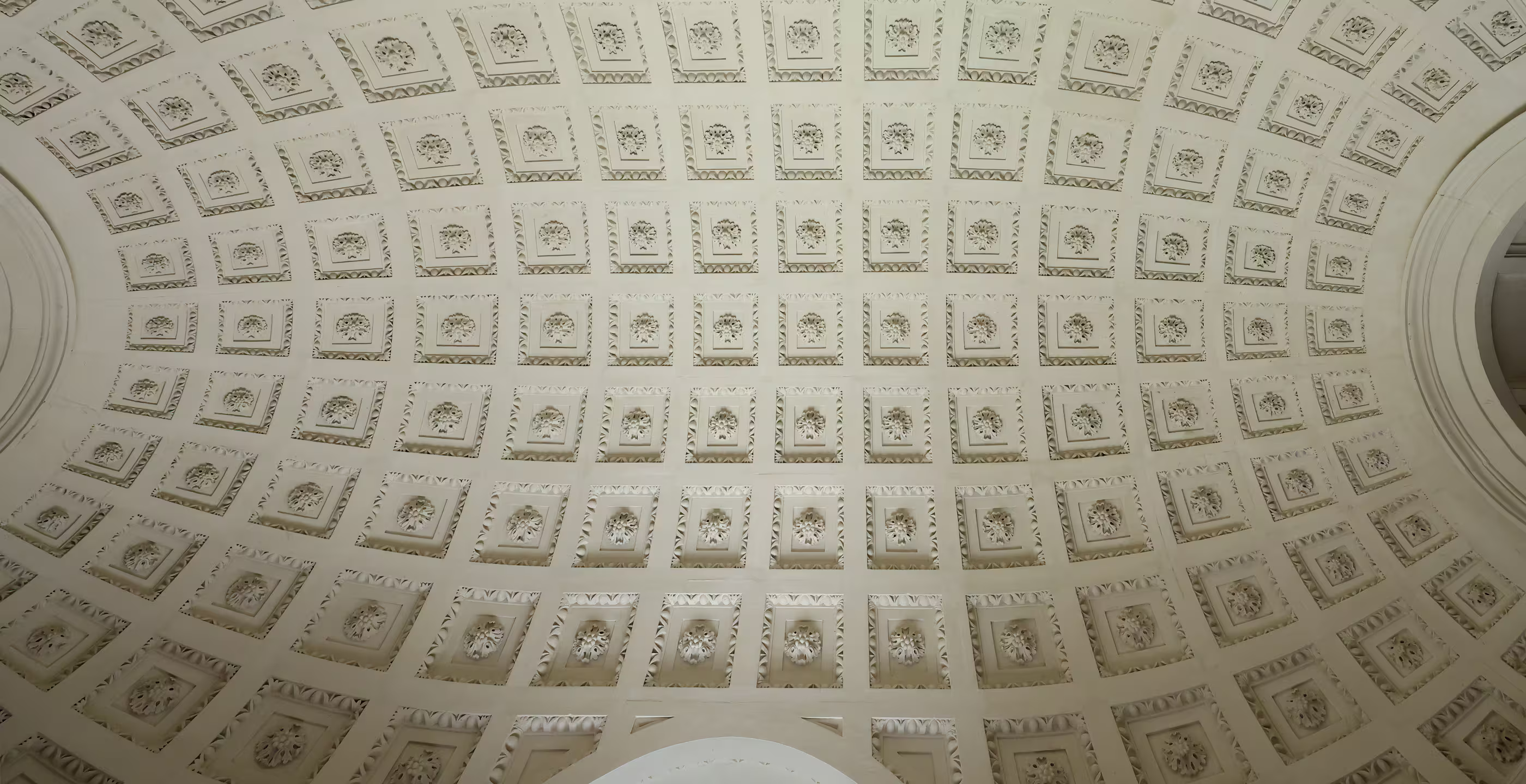 The ceiling of the buttery in All Souls College